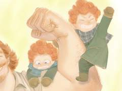 빅포-서민AU일러스트