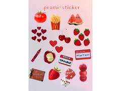 굿노트 스티커 / 아이패드 오브젝트 스티커 (red)