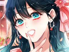 샹들리에 아래에서.