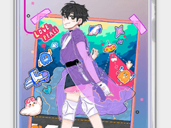 유진 레트로풍 폰케이스