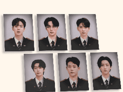 몬스타엑스 증명사진 도안 공유