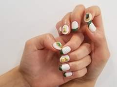 자캐 테마 네일