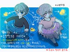 ::튜브 둥둥...움짤 고정틀 커미션::