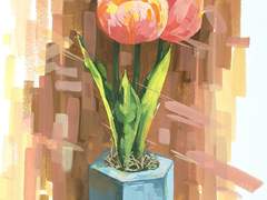 [과슈] 튤립화분