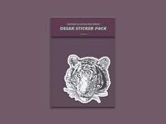 굿노트 스티커 9. 빈티지 십이지신 일러스트 시리즈