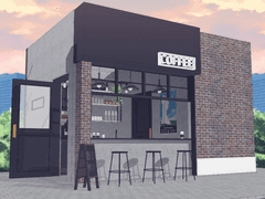 [스케치업] 작은 카페