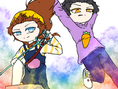 새 브러쉬 시험 겸 어제 올라온 영상 그리기