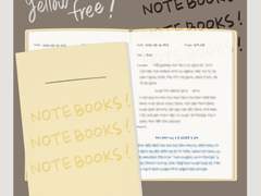 굿노트 속지 다이어리 (yellow)