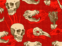 뼈 데코 브러시 + PNG