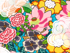 한국풍 꽃 데코 브러시