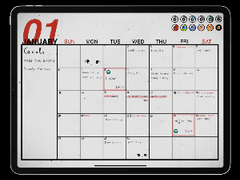 [무료] 에브리데이식스 굿노트 월간 계획표