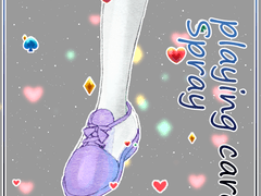 트럼프 카드 무늬 데코 브러쉬