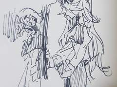 연성 나중에 그리자고 미뤄서 까먹을까봐 대충 그린 엪마 연성