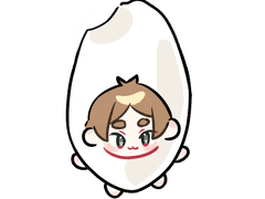 스냅스 아크릴 키링 도안 코모리