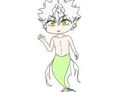 인어아스타 아크릴 도안