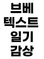 브베텍스트일기 감상