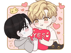 희재세영 예스쿠션 아크릴키링 도안