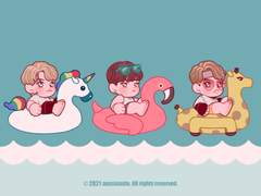 [팬아트] 스트레이 키즈 리노, 창빈, 필릭스