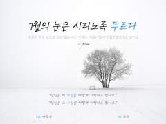 7월의 눈은 시리도록 푸르다 로그