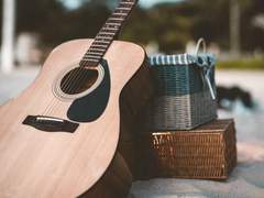 한밤중의 바닷가