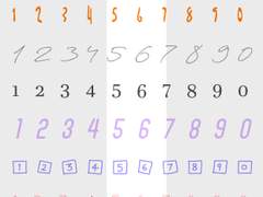 굿노트 중구난방 숫자 스티커