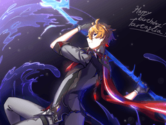 [원신]타르탈리아 생일 기념 일러스트