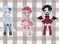 전오수 키링,포카 도안 배포