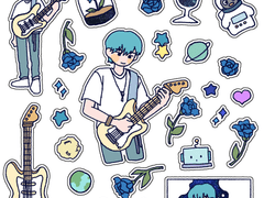 원위 강현 어린왕자 스티커