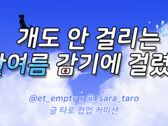 개도 안 걸리는 한여름 감기에 걸렸다