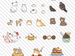 TeSTAR Animal 굿노트용 스티커 (업데이트!)