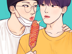 [원찬] 핫도그 커플..