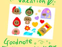 Vacation sticker
