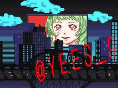 눈 깜빡! 전광판 속의 너, 고정틀 애니 커미션