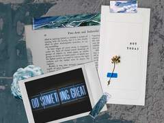 [굿노트 스티커] 명화 마스킹테이프 - 파도