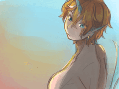 일각고래인어인 타탈이랑 한눈에 반해버린 종려로 종려타탈 보고싶다