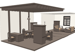 상해 임시정부 청사 모델링