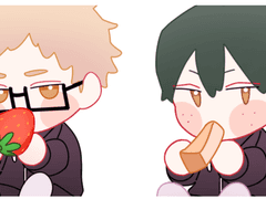 파트너조 키링 도안 유료 배포_ 츠키시마&야마구치