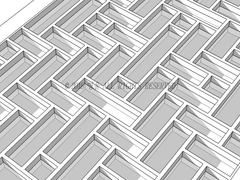 동양풍 문과 창문들