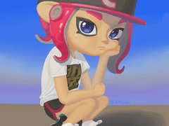 ~7월 스플래툰 그림