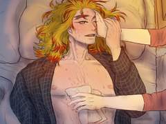 감기 걸린 렌쿄