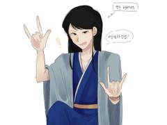 오랫만에 긴즈라