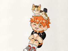 HQ 백업 / 아카아시 히나타 키링 도안