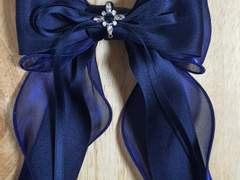 연뮤 자캐 리본 머리핀 커미션