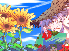 여름은 해바라기와 밀짚모자