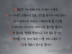 N행시 1. 일주일