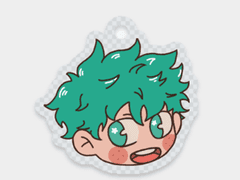 히로아카 미도리야 데쿠 키링 도안