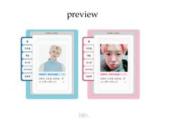 버디버디 미니홈피 프로필 아크릴키링 도안