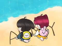 🐰💜🐥 앉아있는것마저 너는나 나는너