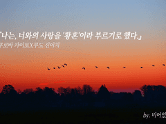 [카이신] 나는, 너와의 사랑을 '황혼'이라 부르기로 했다.