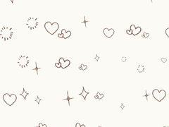 클립스튜디오 하트반짝 브러쉬